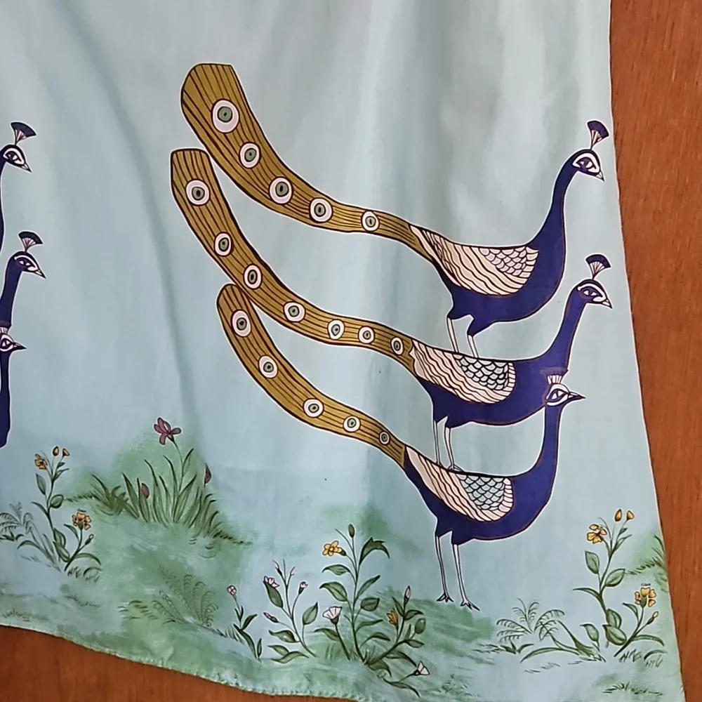 Anthropologie Edme & Esyllte Peacock Skirt sz 2_2